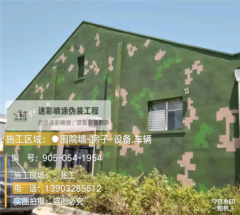 昆明外墙数码迷彩漆施工报价清单(100㎡标准墙面测算)