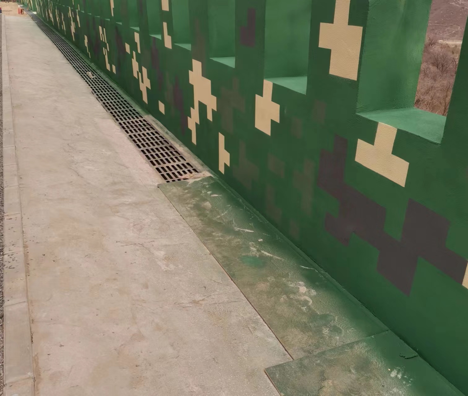 昆明围墙迷彩喷涂,数迷彩漆